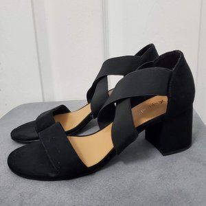 Strappy Low Chunky Heel